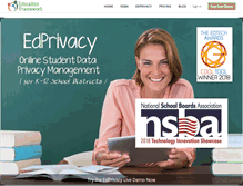 Tablet Screenshot of educationframework.com